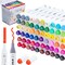 60-Color Dual-Tip Alcohol Marker Set – Includes Storage Case, Ideal for Sketching & Holiday Gifts